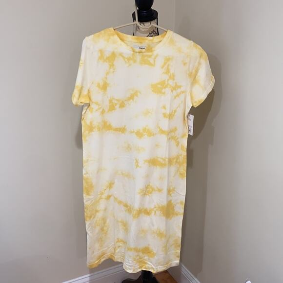 Sonoma yellow tie dye Goods For Life T-shirt dressF - Picture 6 of 7